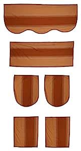 SAF Orange 6 Piece Sofa Panel - 5 Seater : Amazon.in: Home & Kitchen