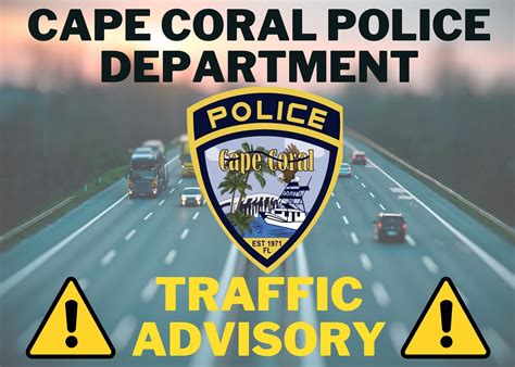 Cape Coral Police on Twitter: "TRAFFIC ADVISORY: We are on the scene of ...