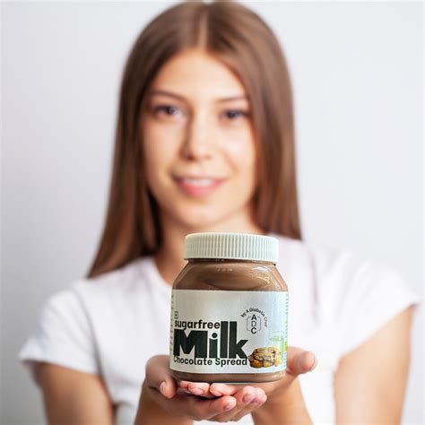ADC Sugar Free Milk Chocolate Spread (No Palm Oil, No Sugar) 200g ...