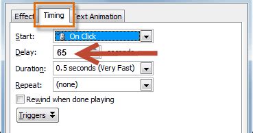 Image result for Animation Timing in PowerPoint In