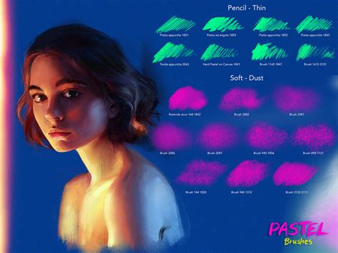 Pastel brushes for Photoshop on Behance