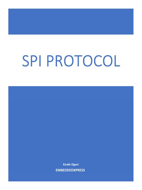 SPI Protocol Tutorial 的图像结果