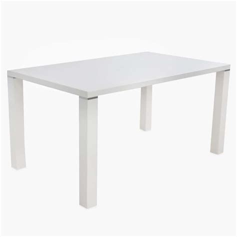 Buy Alaska Dining Table- 6 Seater - White-Without Chair from Home ...