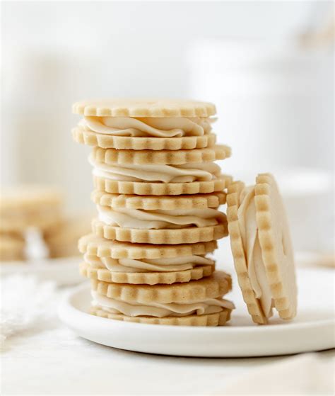 Vanilla Sandwich Cookies - French Vanilla Food Photography and Recipes