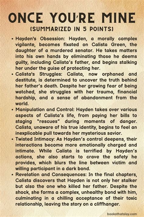 Once You’re Mine Summary, Characters and Themes