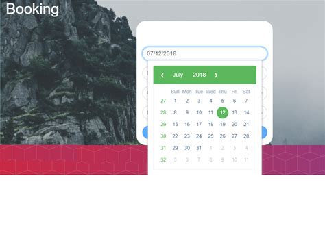Customize Bootstrap Date PICKER in Angular 的图像结果