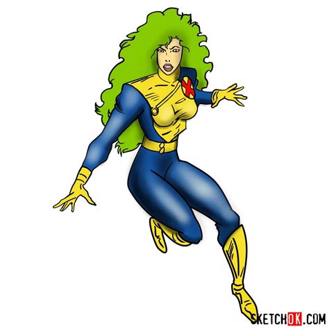 How to Draw Polaris: Magneto’s Daughter from X-Men