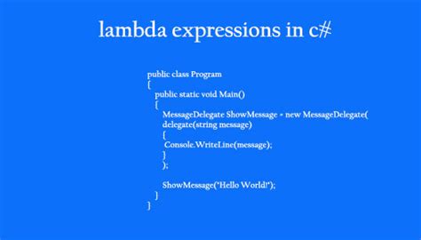 [Lambda] Expressions In c# - Free Source code Download & Tutorials ...