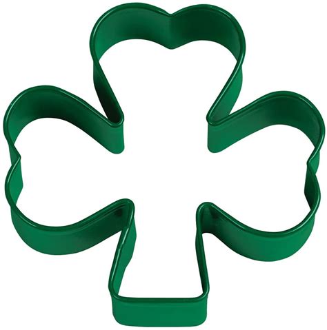 Wilton Green Metal Shamrock Cookie Cutter - Walmart.com
