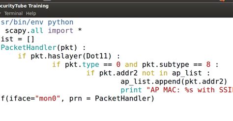 Python Sniffer Hack 的图像结果
