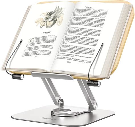 Amazon.com : Amasrich Book Reading Stand, Book Holder Hands Free ...