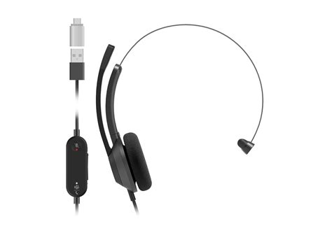 Cisco Headset 321Q USB-C, Wired Single On-Ear Headphones, Microsoft ...