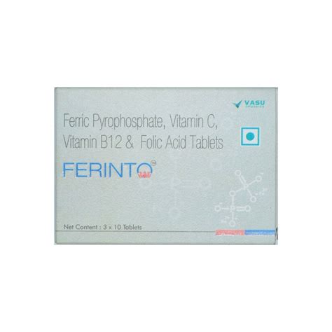 Ferinto Tablet 10's Price, Uses, Side Effects, Composition - Apollo ...