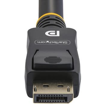 DISPLPORT15L DisplayPort 1.2 ケーブル/4.6m/4K60Hz/VESA規格準拠/21.6Gbps HBR2/抜け ...