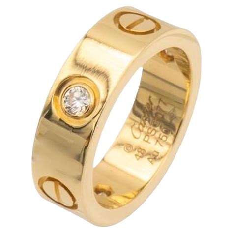Cartier Love Yellow Gold Ring at 1stDibs
