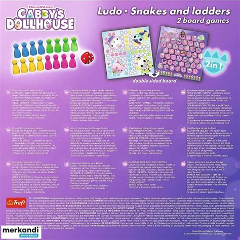 2in1 game Chinese/snakes and ladders gabby cat house gabi - Poland, New ...