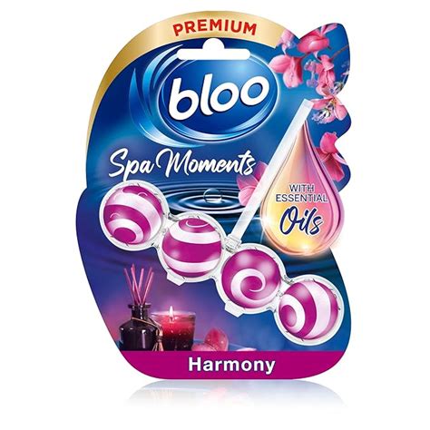 Bloo Spa Moments Harmony Toilet Rim Block, Premium Toilet Cleaner with ...