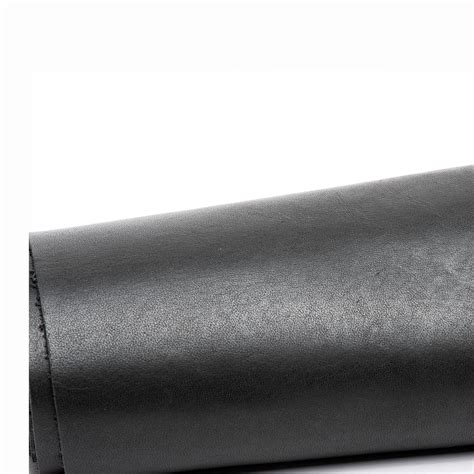 Black Chrome Tanned Leather Sheet – Soft Finished Leather for Wallets ...