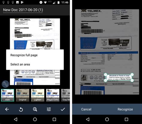 Scan Document Android Camera 的图像结果