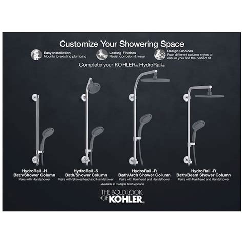 KOHLER Vibrant Brushed Moderne Brass 17.94-in Shower Arm with Diverter ...