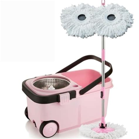 VIRAT Metrox Floor Cleaning Kit: 360° Spin Mop, Stainless Steel Wringer ...