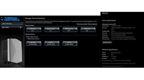 Image result for Alienware Aurora Act 1250 Fans Always On