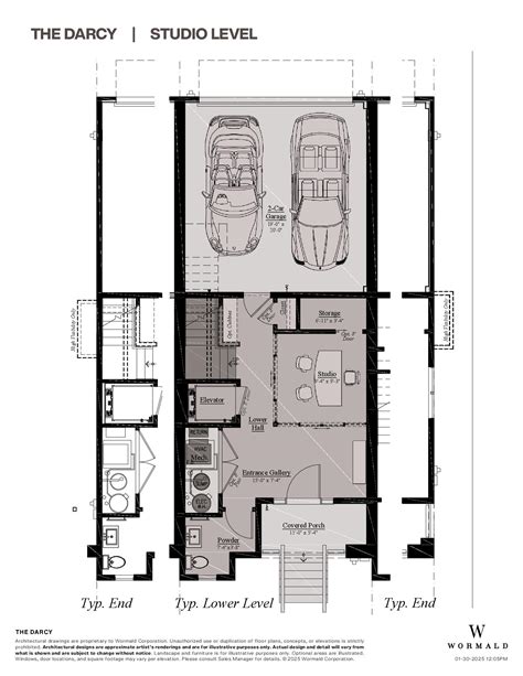 The Darcy with Elevator