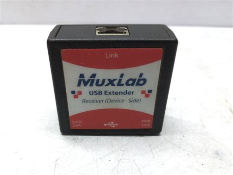 MuxLab 500070 USB 4-Port Extender Kit Receiver Device 5Vdc 2.5A – S N ...
