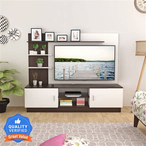 BLUEWUD Rowlet Engineered Wood TV Entertainment Unit Price in India ...