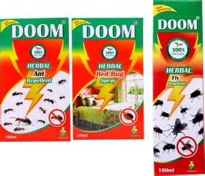 Doom Natural Ant Killer Fly and Bed Bug Repellent Spray - Buy Baby Care ...