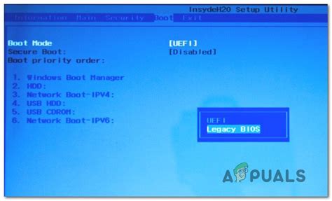 Image result for Boot Settings Configuration
