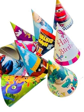 Rich Decoration 20pcs Mix Party Hats, birthday for kidsLovely Paper ...