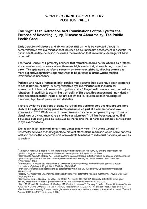 Position Paper Template - Best Templates Resources