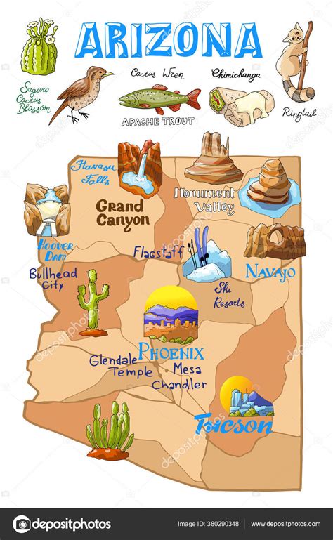 Arizona Map for Kids 的图像结果