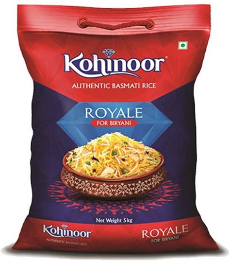 KOHINOOR Royale Authentic Basmati Rice, 5 kg Basmati Rice (Long Grain ...