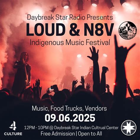 Loud & N8V Indigenous Music Festival 2025, 5011 Bernie Whitebear Way ...