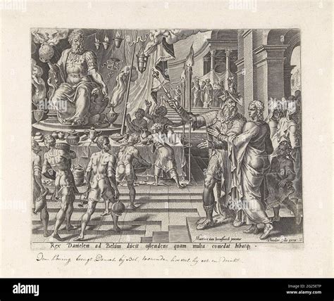 King Cyrus shows Daniel's image of God Bel; History of Daniel, bell and ...