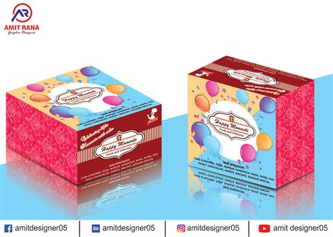 Image result for Simple Cake Box Design