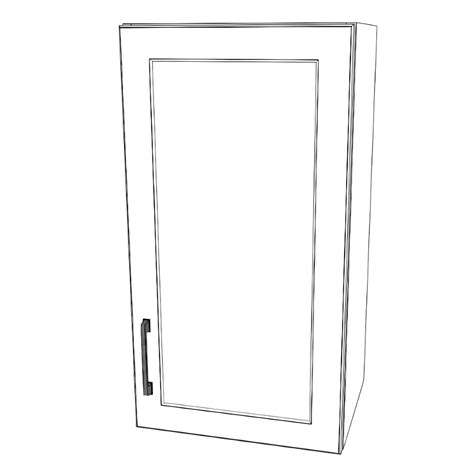 16" Wide x 30" High Wall Cabinet - Thermofoil Doors — RTI CABINETS