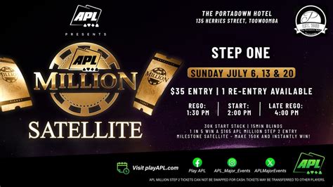 2025 APL Million Step One Satellite, The Portadown Hotel, Toowoomba, 13 ...
