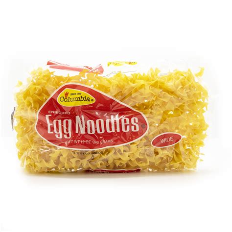 COLUMBIA 12oz EGG NOODLES WIDE - European Food Express