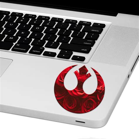 Red Rose Alliance Symbol Laptop Trackpad Sticker 3" tall x 3" wide ...