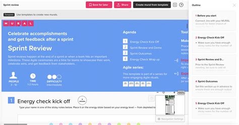 How to run a sprint review meeting [+ templates] | Mural