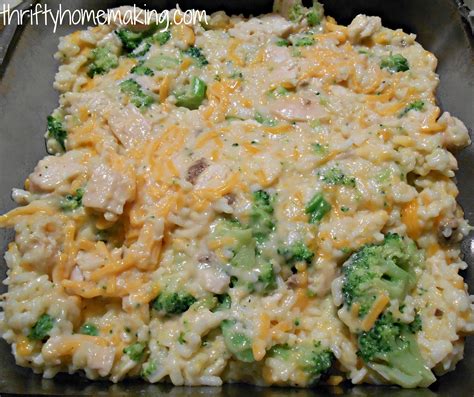 broccoli chicken rice casserole campbells