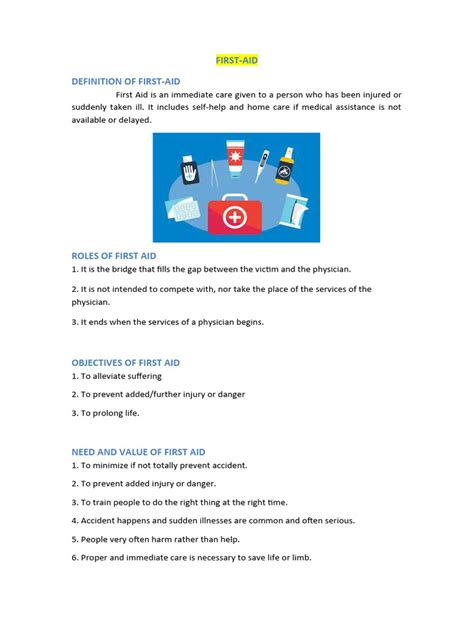 Image result for Introduction for First Aid Project