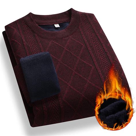 Big and Tall Sweaters for Men Long Sleeve Ribbed Knit Top Warm Fuzzy ...