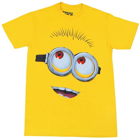 Buy Despicable Me Minion Face Adult T-Shirt at Ubuy Philippines