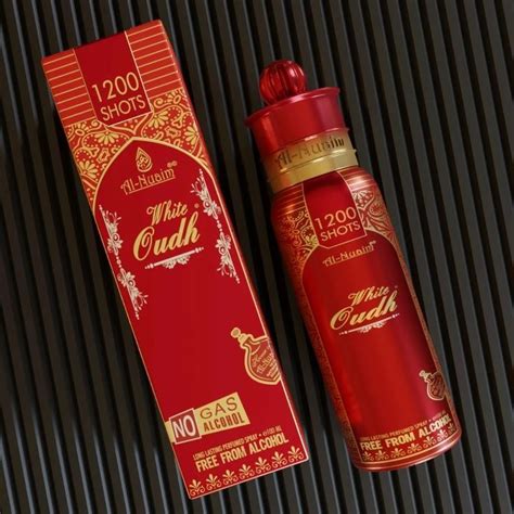 Buy Al Nuaim White Oudh Long Lasting Perfume Spray | Alcohol Free