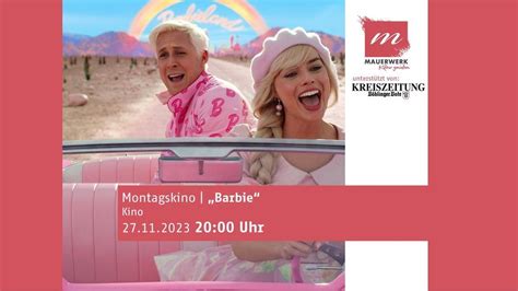 Montagskino – Barbie, Mauerwerk, Tubingen, 27 November 2023 | AllEvents
