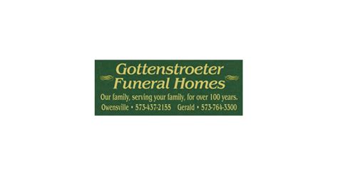Gottenstroeter Funeral Home - Owensville, Missouri | Legacy.com